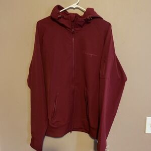 Champion Men's Light Weight Hooded Jacket Cardinal Red Size M